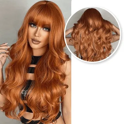 Produktbild von SassyGoods® Damenperücke Kupfer - Perücken Damen- 70 cm