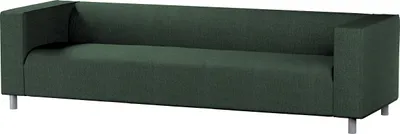 Produktbild von Dekoria Bezug für Klippan 4-Sitzer Sofa, dunkelgrün, Bezug für Klippan 4-Sitzer