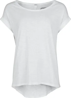 Produktbild von RED by EMP Damen weißes T-Shirt im Vokuhila-Schnitt S
