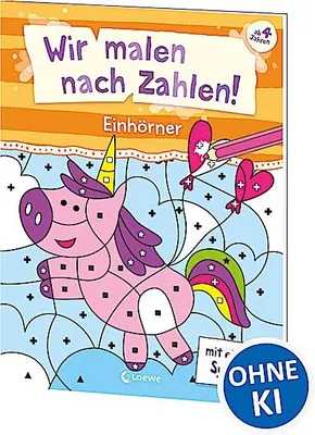 Immagine prodotto di Wir malen nach Zahlen! - Einhörner