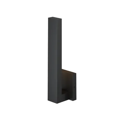 Produktbild von Lindby LED-Außenwandlampe Isadore, schwarz, Metall, IP44