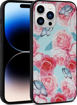 Produktbild von Mobigear Flowers iPhone 14 Pro Hülle Hardcase Backcover - Model 3
