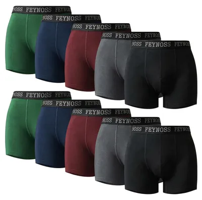 Produktbild von Herren Boxershorts 10er-Pack aus Baumwolle in bequemer Passform
