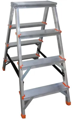 Obrázek produktu pro Dvoustranný hliníkový žebřík 2x4 ARON BSS-4