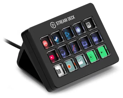 Produktbild von Elgato Stream Deck Scissor Keys, Schwarz, 15 Tasten, 118 mm, 84 mm, 30 mm, 286 g