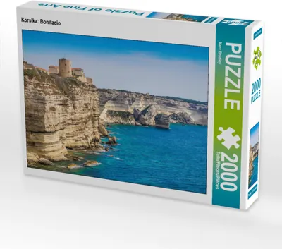 Produktbild von CALVENDO Puzzle Korsika: Bonifacio 2000 Teile Puzzle quer | 2000 Teile Lege-Größe 90x67cm Foto-Puzzle für glückliche Stunden
