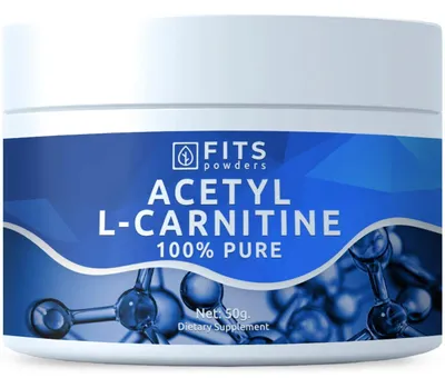 Immagine prodotto di Polvere di Acetil-L-Carnitina, 50 grammi