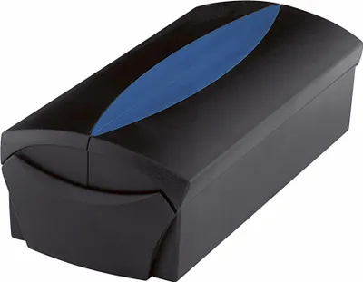 Produktbild von HAN Visitenkartenbox VIP 2000-34 f. 500Karten schwarz/blau +Register