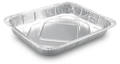Image de GASTRONORM barquette alu 1/2 carrée ALU 32,3 x 26,2 x 3,8 cm [100 pcs.]