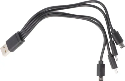 Produktbild von USB-Verteiler Typ-A auf 4 x Micro USB Länge: 0,2 m bis 2,1A