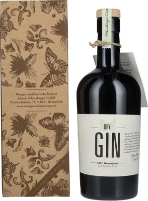 Image de Schneeberger Dry Gin 43,5% Vol. 0,5l en boîte cadeau