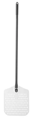 Produktbild von HENDI Pizzaschaufel quadratisch perforiert Al 310x350x1350mm