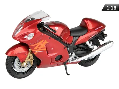 Produktbild von Modell 1:18, Suzuki HAYABUSA, Rot (M144SUHAYAC)