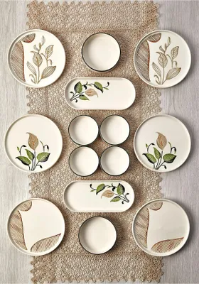 Obrázok produktu pre Hermia Concept, MCH000777738, Raňajková súprava (14-dielna), viacfarebná, 100 % KERAMIKA, 25 x 11 x 3,5 cm