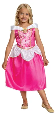 Produktbild von Disguise Disney Princess Aurora Kostüm für Kinder, klassisches Verkleidungskostüm für Mädchen 3-4 Jahre, Karnevalskostüm, Kind, Weiblich, Halloween, Prinzessin, Pink