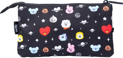 Zdjęcie produktu dla Line Friends BT21 - Piórnik / kosmetyczka z przegródkami