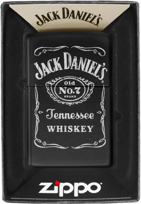 Productafbeelding van ZIPPO aansteker, model JACK DANIELS No.1