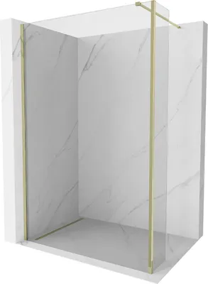 Zdjęcie produktu dla Mexen Kioto ścianka prysznicowa Walk-in 150 x 30 cm, transparent, złota - 800-150-212-50-00-030