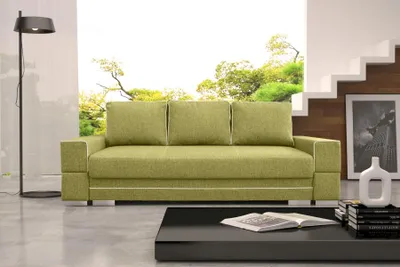 Zdjęcie produktu dla Schlafsofa Klappcouch 3-Sitzer Schlaffunktion + Bettkasten Couch Sofa Klappsofa