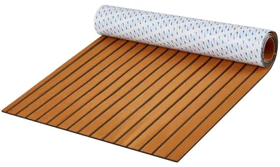 Obrázek produktu pro VEVOR podlaha na loď, EVA pěnová podlaha na loď, 2400 x 900 x 6 mm, protiskluzová, samolepicí podlahová krytina, 21600 cm² velký lodní koberec pro lodě, jachty, pontony, paluby kajaků