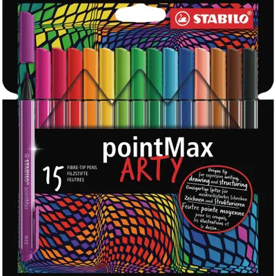 Immagine prodotto di STABILO pointMax ARTY penna tecnica Medio Multicolore 15 pz