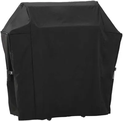 Immagine prodotto di Copertura per barbecue resistente alle intemperie con cerniera per barbecue a gas, 600D, nera