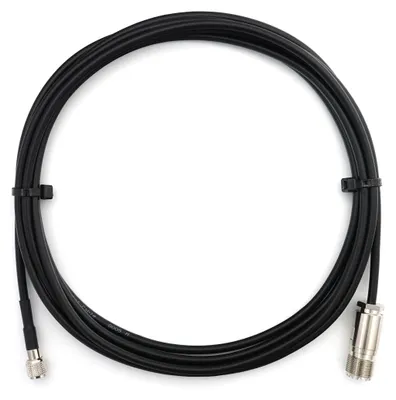 Immagine prodotto di cavo coassiale mini UHF da 10 m a SO239 RG58 - prolunga mini UHF da 10 metri a bassa perdita - cavo antenna PL per antenne radio CB radio HAM radio SWR radioamatoriale