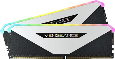 Obrázok produktu pre Corsair Vengeance RGB CMN16GX4M2Z3200C16W, 16 GB, 2 x 8 GB, DDR4, 3200 MHz, 288-pin DIMM, Biela