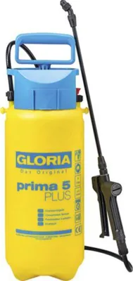 Produktbild von GLORIA Prima 5 PLUS, Handgartenspritzer, 7 l, 5 l, Blau, Gelb, Kunststoff, Kunststoff