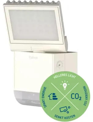 Produktbild von Theben LED-Strahler m. theLeda S8-100 WH Bewegungsmelder f.Wandmontage 8W 1020800