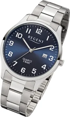 Produktbild von Regent Armbanduhr silber F-1179 Herren Analog-Quarzuhr UR1153400