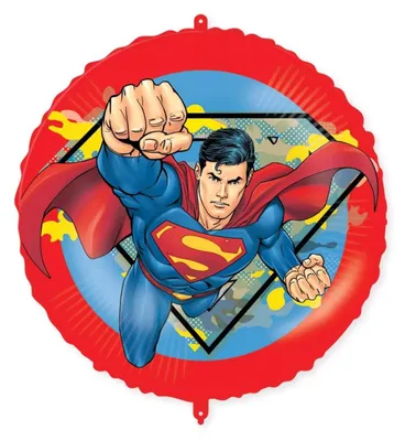 Produktbild von 18"/Ø46cm Folienballon "Superman Krypton"