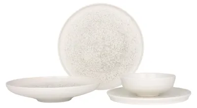 Immagine prodotto di Set di stoviglie Bonna - Bianco Lunare - 24 pezzi - 6 persone - porcellana