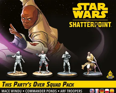 Produktbild von Asmodee Star Wars: Shatterpoint - This Party's Over: Mace Windu Squad Pack, Abbildung, Mehrfarbig