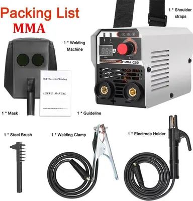 Produktbild von MMA E-Hand Schweißgerät - IGBT DC-Inverter - Lichtbogenschweißen - EU-Stecker