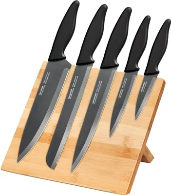 Imagen del producto de Smile SNS-4: Juego de cubiertos y cuchillos de cocina, 6 piezas