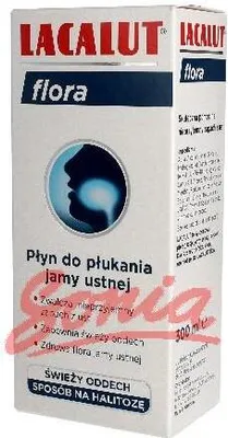 Produktbild von Lacalut Flora Mundspülung 300ml - Zahnfleischschutz und Frischer Atem