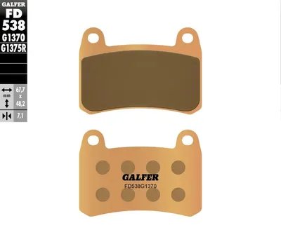 Produktbild von Galfer Bremsbeläge - Sintermetall