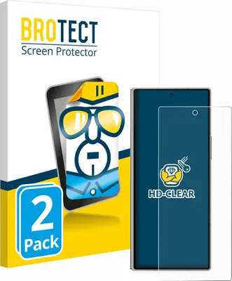 Produktbild von 2x Für Samsung Galaxy Z Fold 6 5G Schutzfolie BROTECT Displayschutz Display Schutz Folie Klar Transparent