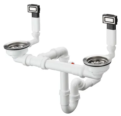 Produktbild von HANSGROHE 43922800 Manuelle Ab- und Überlaufgarnitur