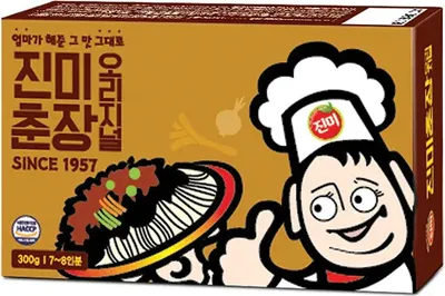Produktbild von Jjajang Koreanische schwarze Bohnenpaste 300g von Jinmi Foods