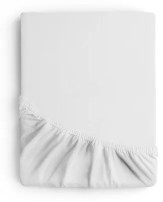 Produktbild von Jersey Spannbettlaken - 140 x 200 cm - Weiß - Baumwolle - mit Rundumgummi-Spannung