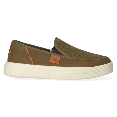Produktbild von Hey Dude Sunapee Coastline Herren, Slipper sportlich, Textil, Olive (Grün) - Herrenschuhe Slipper, Grün