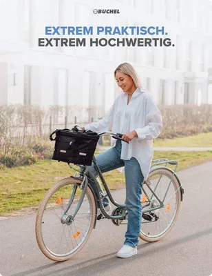 Produktbild von Famanu Fahrradkorb faltbar - Mit Express-Halterung - 20 Liter