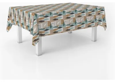 Tischdecke 240x140 cm, grau, modern, wasserabweisend, pflegeleicht