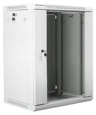 Obrázek produktu pro Lanberg WF01-6415-10S, Nástěnný regál, 15U, 60 kg, 24 kg, Šedá