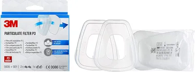 Produktbild von Partikelfilter P3 3M™ 5935PRO2, Schutzstufe FFP3, 1 Paar