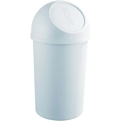 Produktbild von helit Abfalleimer mit Push Einwurfklappe 45 Liter lichtgrau
