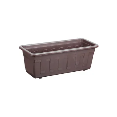 Obrázok produktu pre Samozavlažovací truhlík GARDEN  FLOR - 40 cm   Farba: Hnedá,