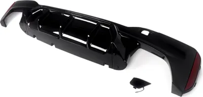 Obrázok produktu pre M5 štýlový zadný difúzor Lip – lesklá čierna ABS – autodoplnky pre BMW G30 520i/530i/540i M Sport (2017-2021)